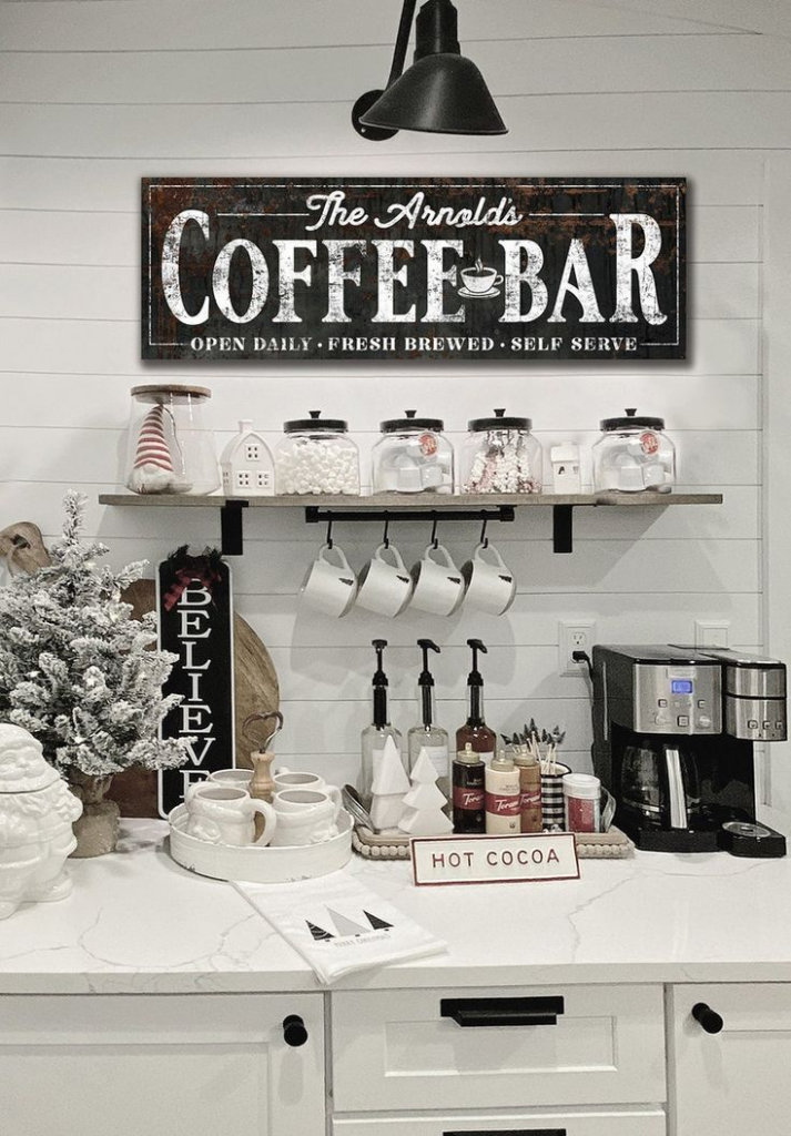 How to Build an At-Home Coffee Bar That’s Chic and Functional